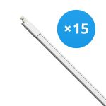 Multipack 15x Bright Choice LED Waterproof Batten 17W 1870lm - 840 Cool White | 120cm