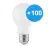 Multipack 100x Bright Choice LED Bulb E27 Pear Frosted 4.9W 470lm - 830 Warm White | Replaces 40W