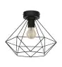 Eglo Ceiling Light Tarbes Steel Black | IP20 - Suitable for 1x E27 