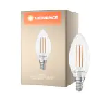 Ledvance Classic LED E14 Candle Filament Clear 3.8W 806lm - 827 Extra Warm White | Replaces 60W